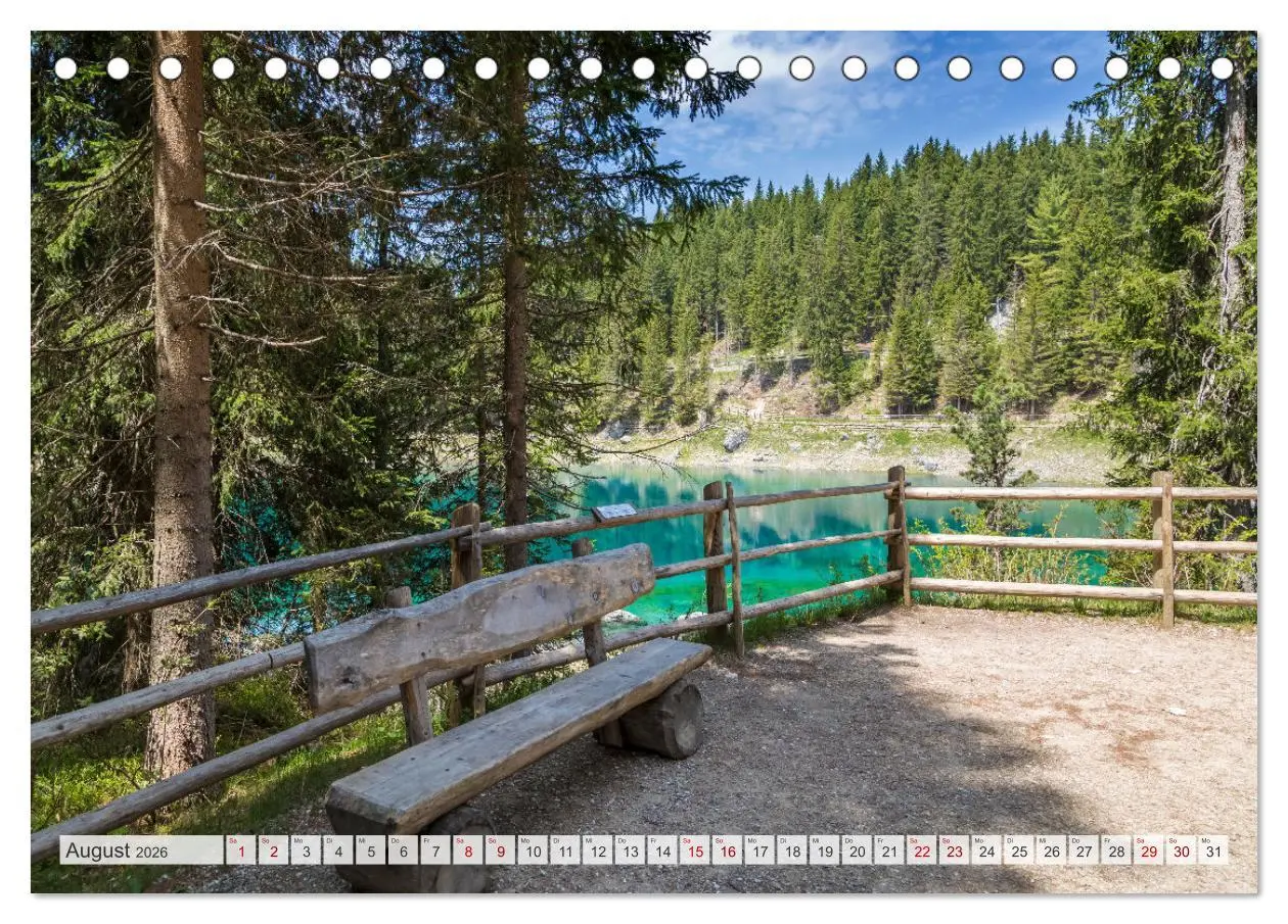 Bild: 9783457387283 | MAGISCHES SÜDTIROL (Tischkalender 2026 DIN A5 quer), CALVENDO...