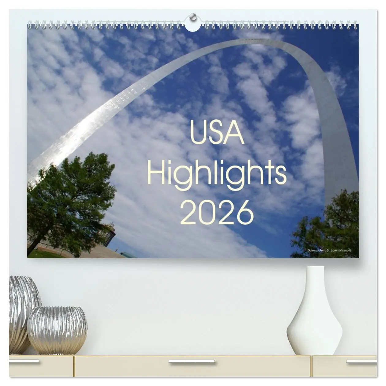 Cover: 9783516097283 | USA Highlights 2026 (hochwertiger Premium Wandkalender 2026 DIN A2...