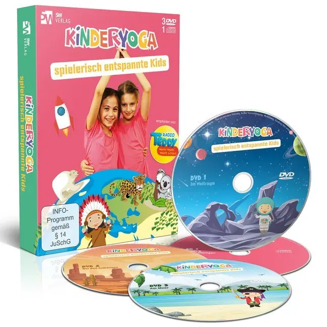 Cover: 9783942177283 | Kinderyoga,1 DVD-ROM | spielerisch entspannte Kids | 5W Verlag GmbH