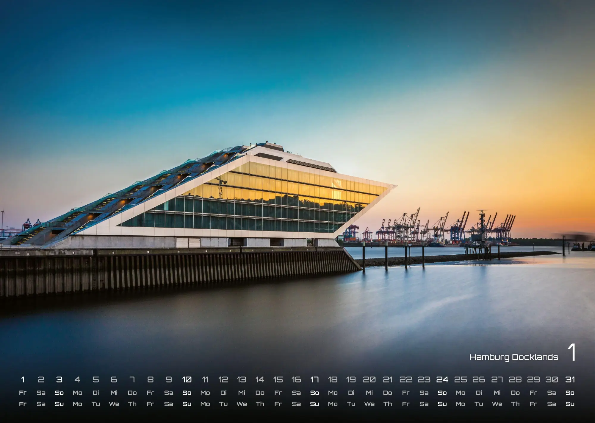 Bild: 9783986737283 | Hamburg - Zwischen Speicherstadt und Alster - 2027 - Kalender DIN A3