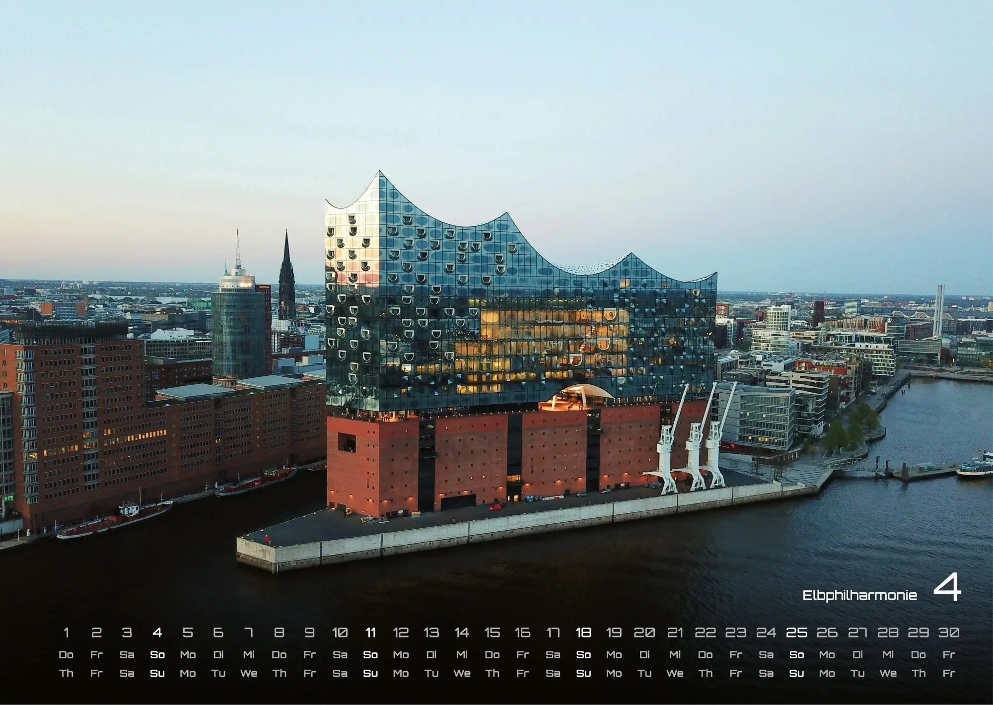 Bild: 9783986737283 | Hamburg - Zwischen Speicherstadt und Alster - 2027 - Kalender DIN A3