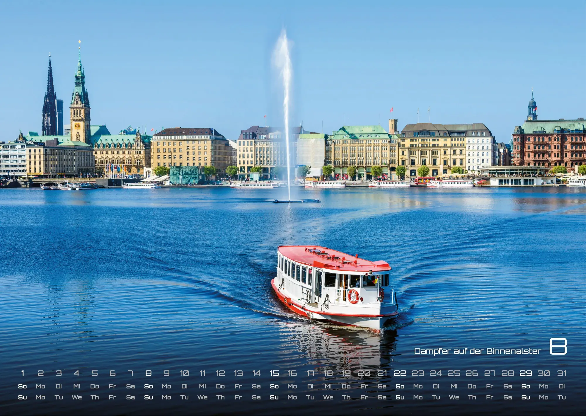 Bild: 9783986737283 | Hamburg - Zwischen Speicherstadt und Alster - 2027 - Kalender DIN A3