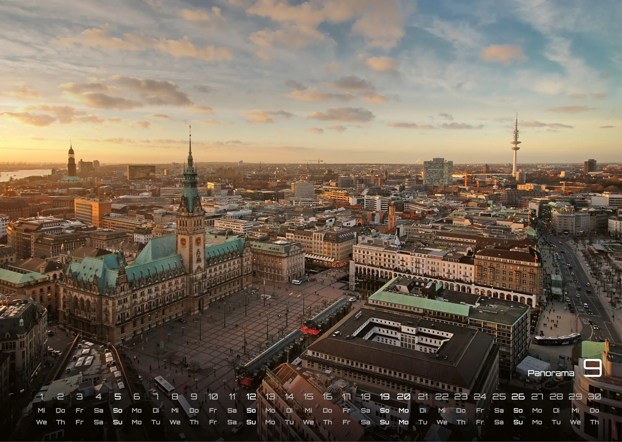 Bild: 9783986737283 | Hamburg - Zwischen Speicherstadt und Alster - 2027 - Kalender DIN A3