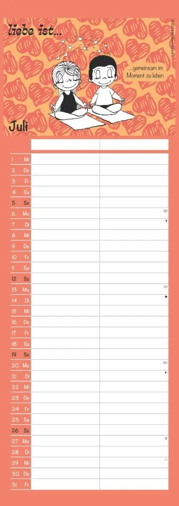 Bild: 4069095007383 | Alpha Edition - Liebe ist... Planer für Zwei 2026 - Partnerkalender...