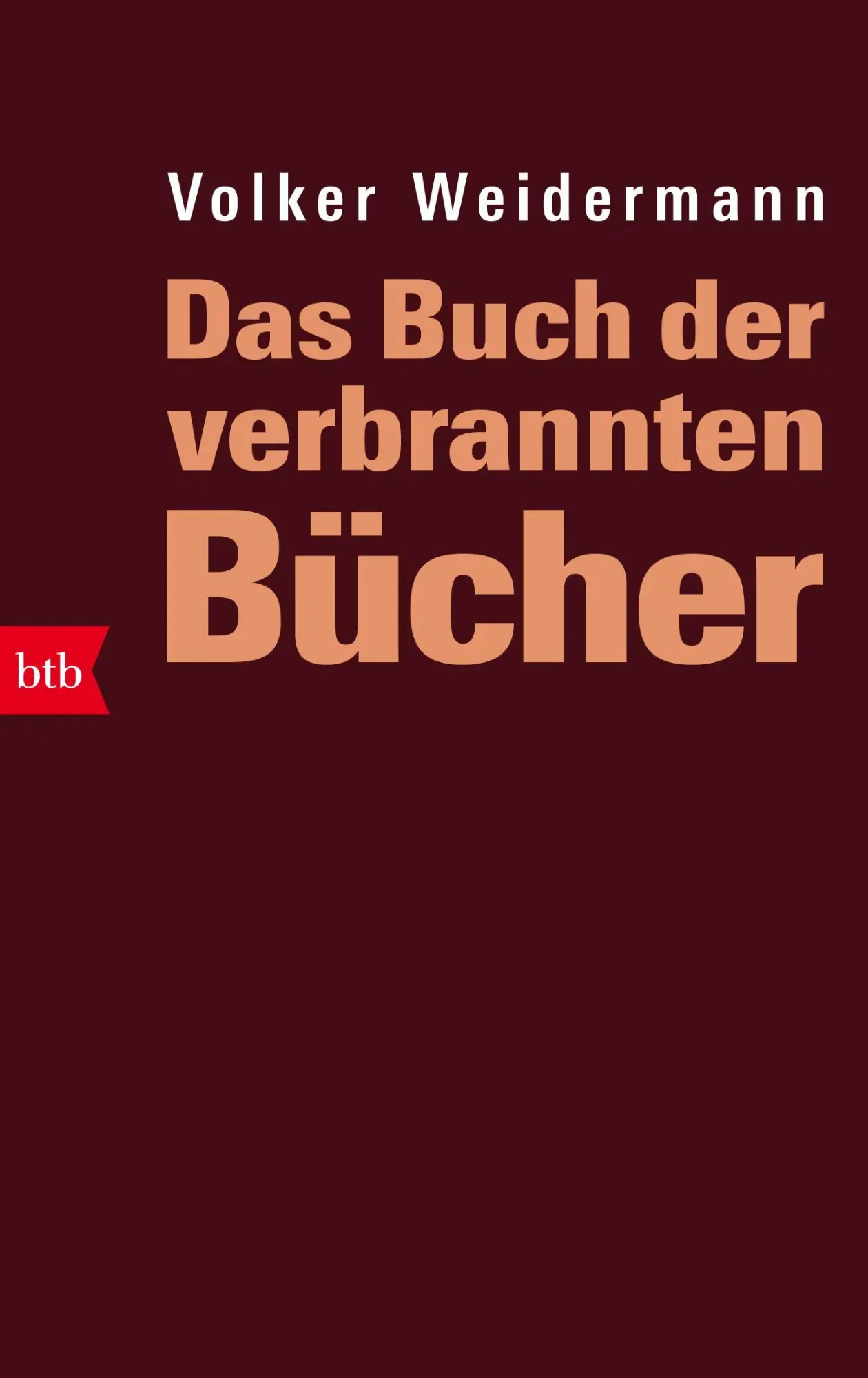 Cover: 9783442737383 | Das Buch der verbrannten Bücher | Volker Weidermann | Taschenbuch