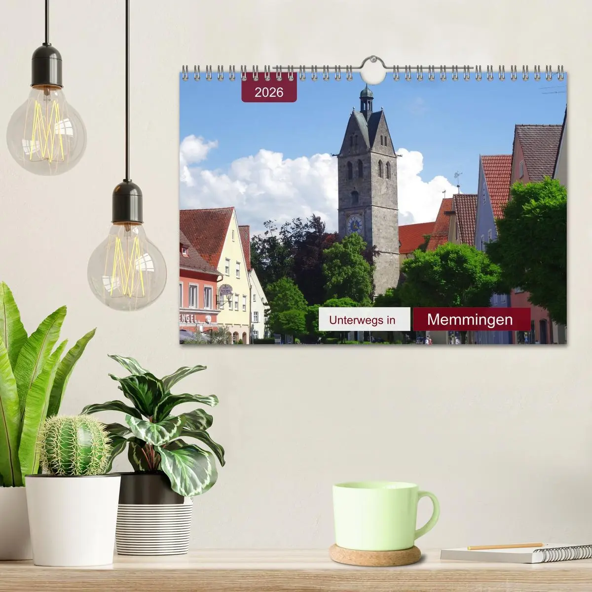 Bild: 9783457827383 | Unterwegs in Memmingen (Wandkalender 2026 DIN A4 quer), CALVENDO...