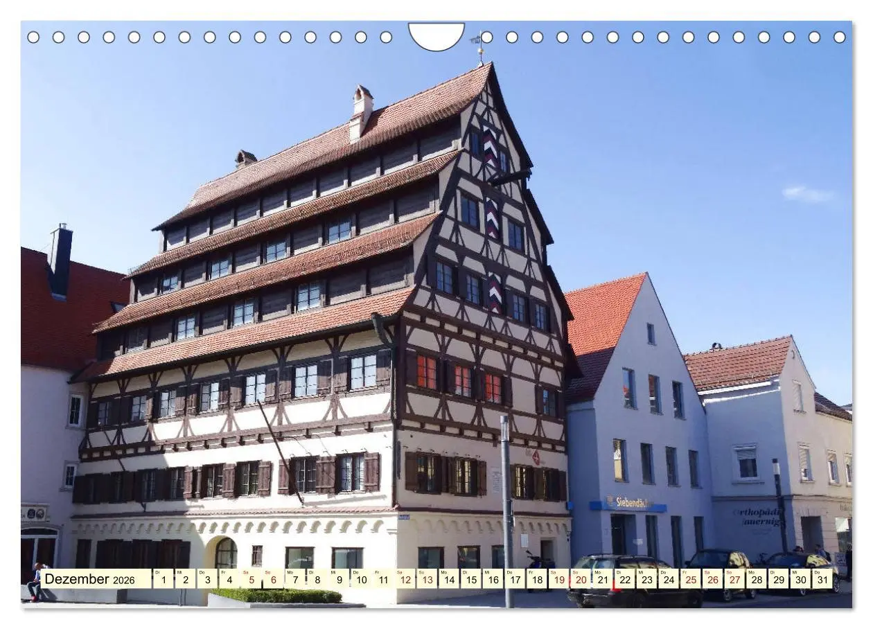 Bild: 9783457827383 | Unterwegs in Memmingen (Wandkalender 2026 DIN A4 quer), CALVENDO...