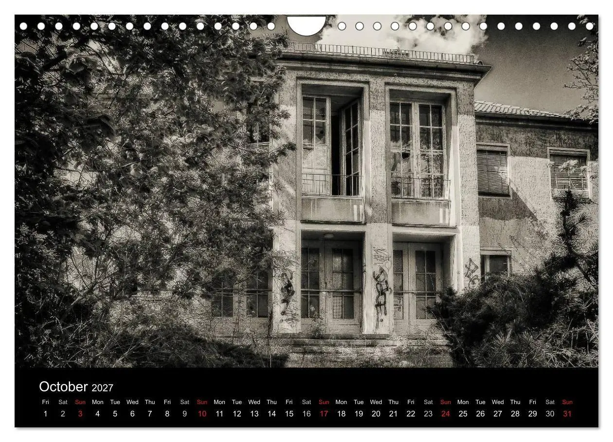 Bild: 9783569937383 | Abandoned Places Haunted Houses (Wall Calendar 2027 DIN A4...