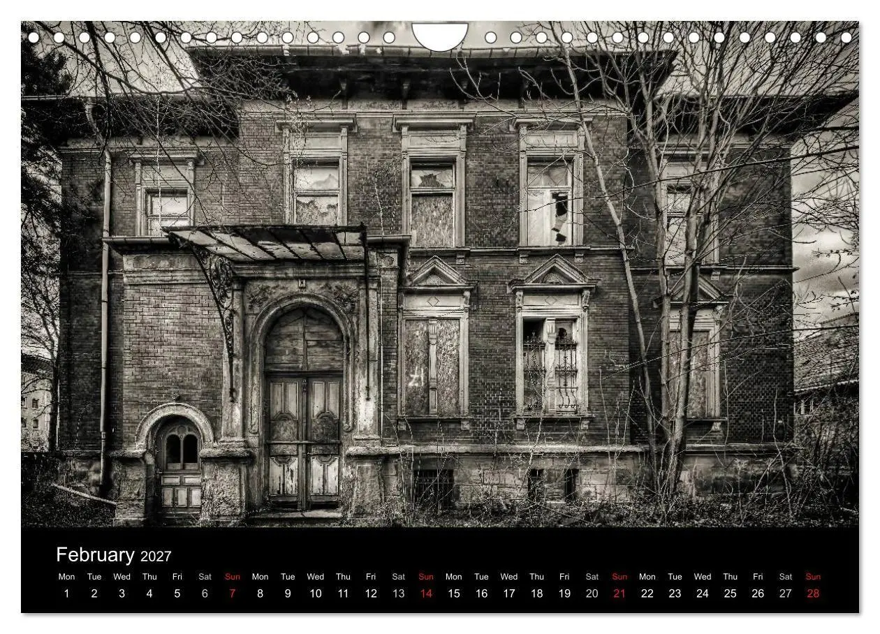 Bild: 9783569937383 | Abandoned Places Haunted Houses (Wall Calendar 2027 DIN A4...