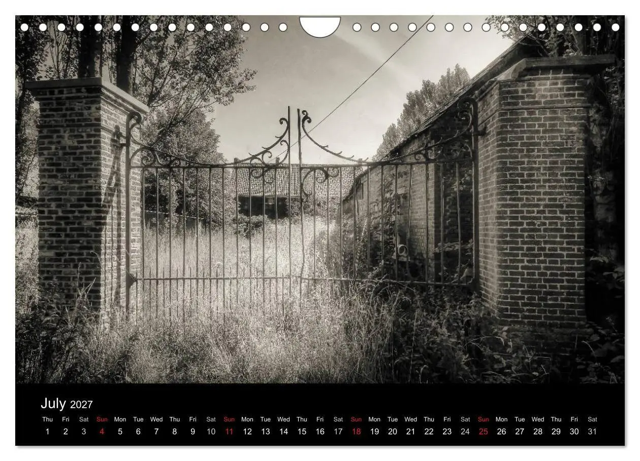 Bild: 9783569937383 | Abandoned Places Haunted Houses (Wall Calendar 2027 DIN A4...