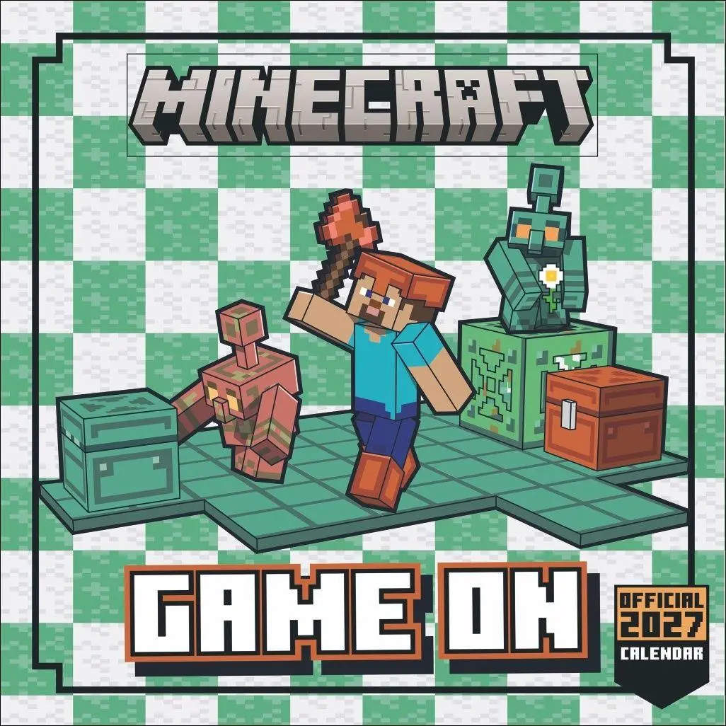 Cover: 9783840197383 | Minecraft Broschurkalender 2027 | Kalender | Danilo | 28 S. | Englisch