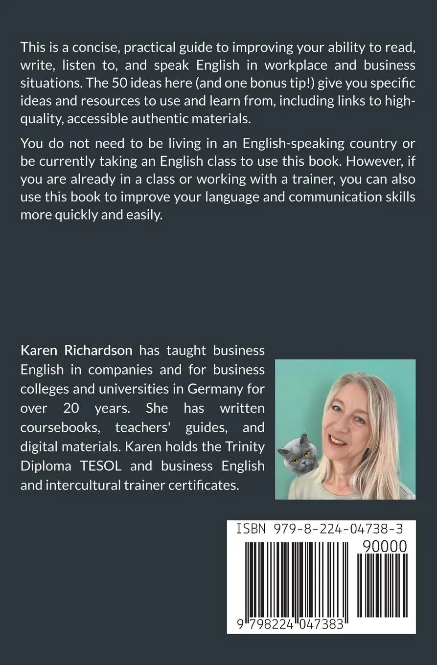 Rückseite: 9798224047383 | Fifty Ways to Practise Business English | Tips for ESL/EFL Students