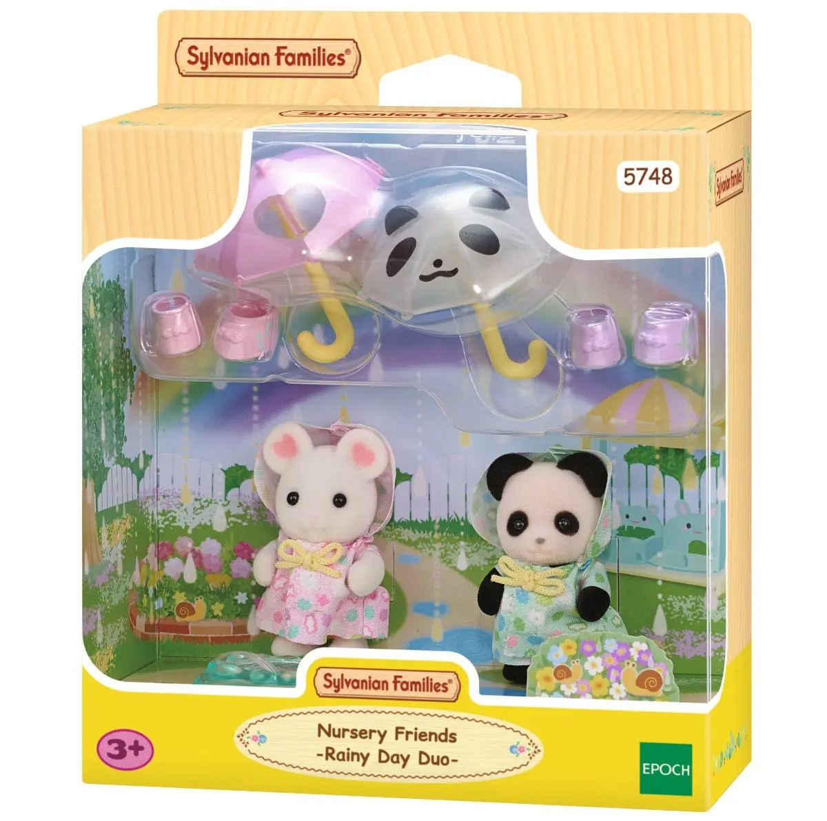 Cover: 5054131057483 | Sylvanian Families 5748 - Nursery Friends Rainy Day Duo,...