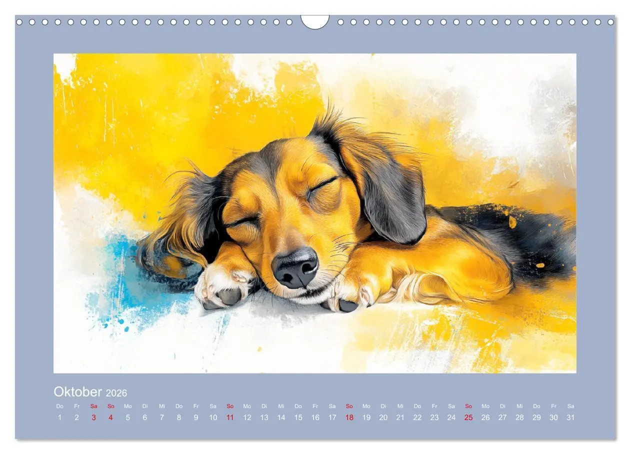 Bild: 9783457297483 | Dackelzauber. Charmante Begleiter im lieblichen Aquarell-Stil...