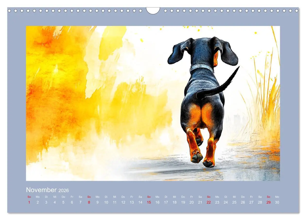 Bild: 9783457297483 | Dackelzauber. Charmante Begleiter im lieblichen Aquarell-Stil...
