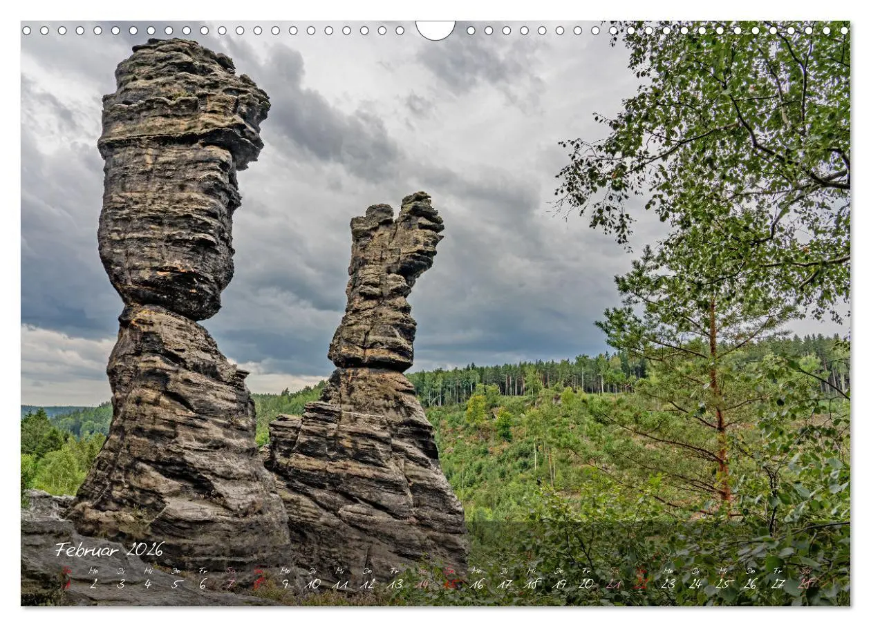 Bild: 9783457367483 | Landschaften der Sächsischen Schweiz (Wandkalender 2026 DIN A3...