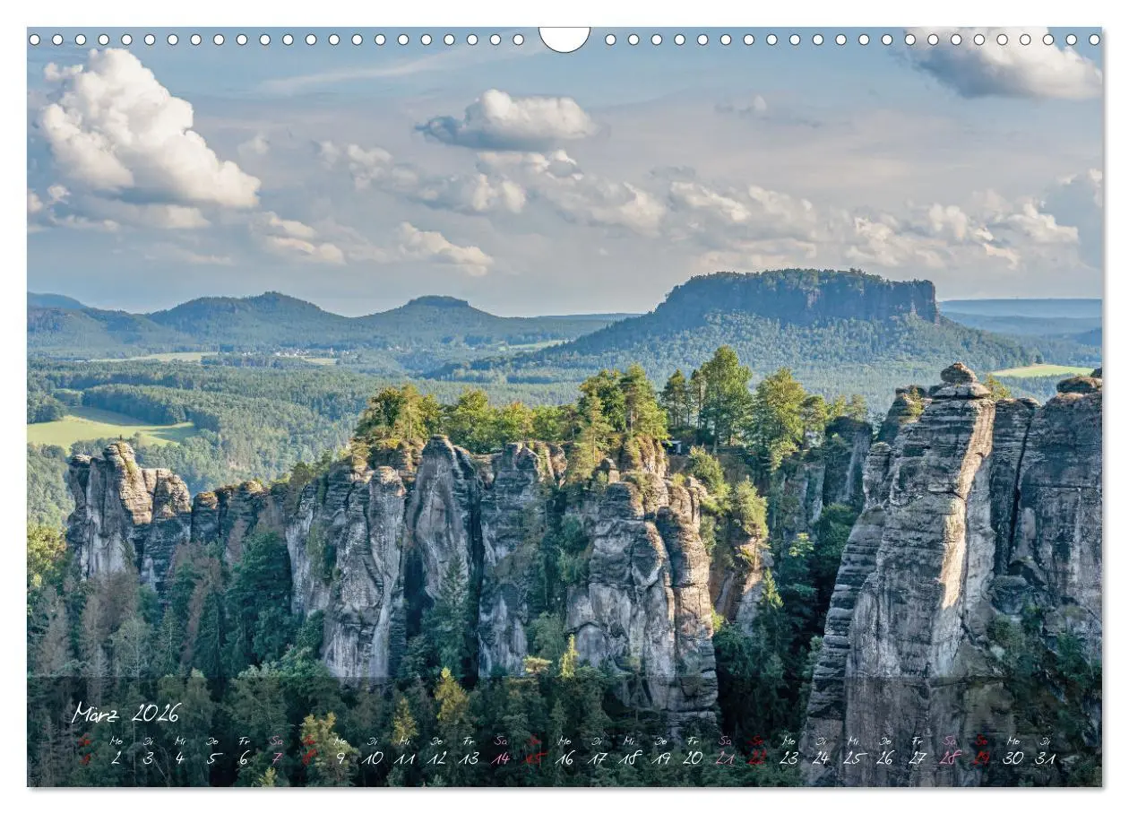 Bild: 9783457367483 | Landschaften der Sächsischen Schweiz (Wandkalender 2026 DIN A3...