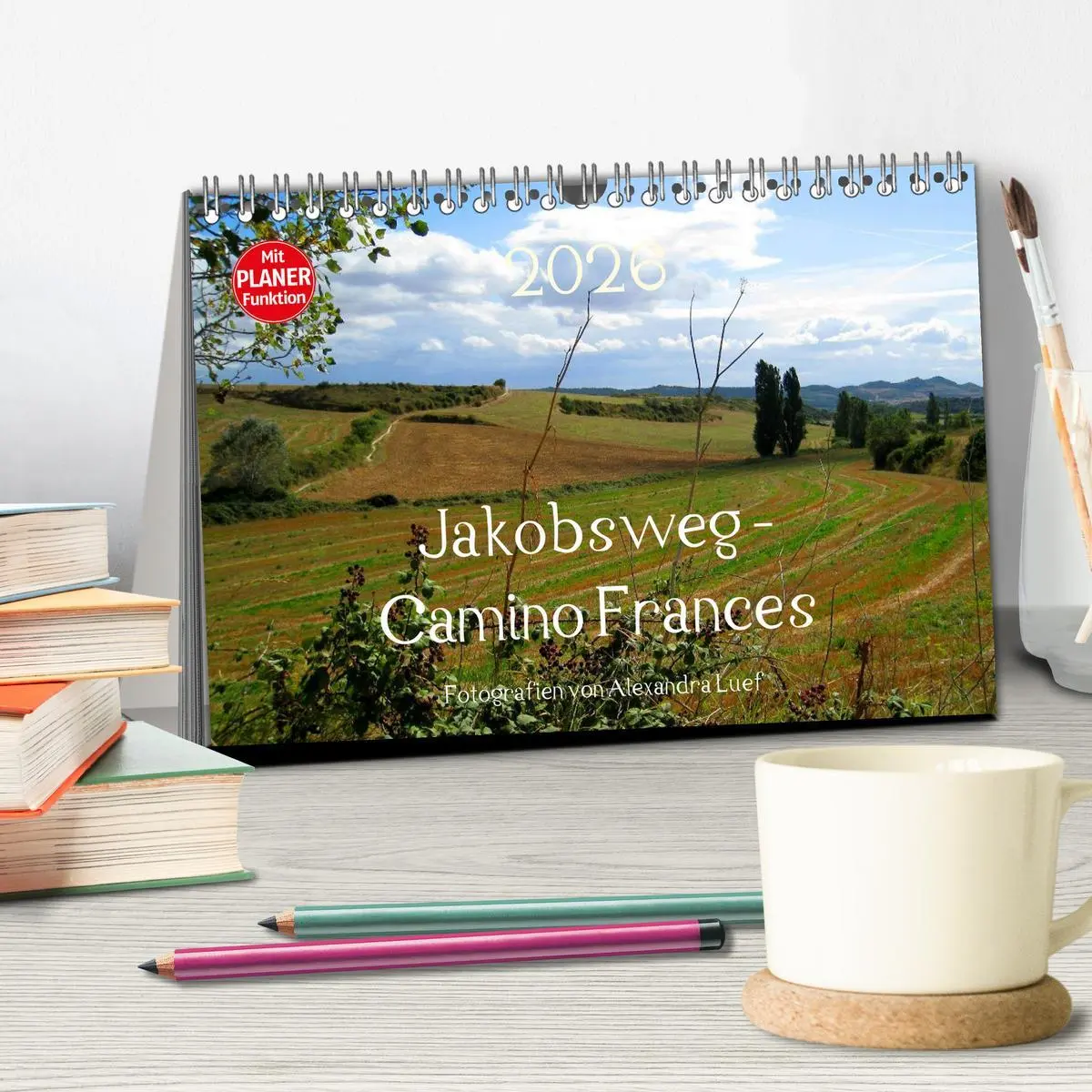 Bild: 9783457987483 | Jakobsweg - Camino Frances (Tischkalender 2026 DIN A5 quer),...