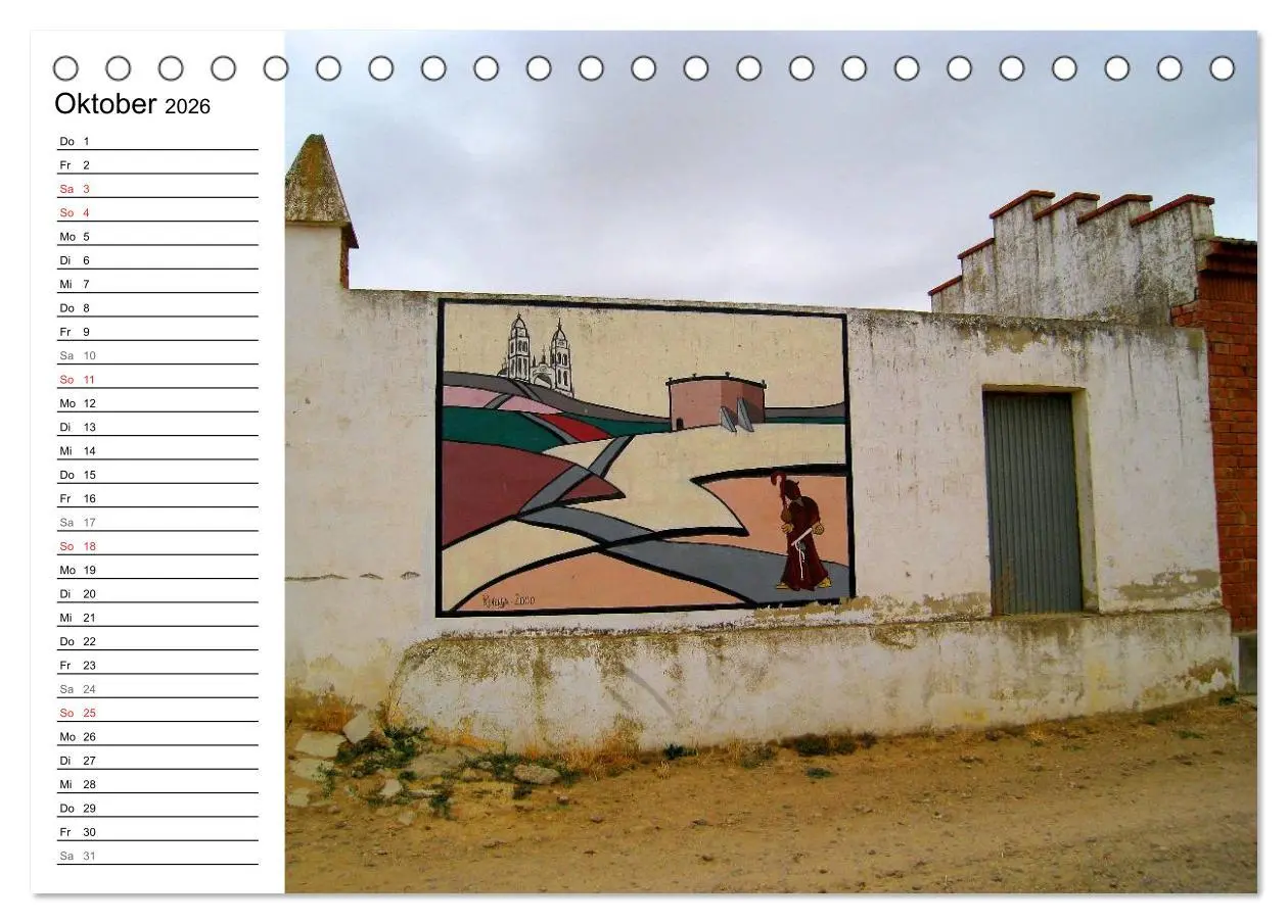Bild: 9783457987483 | Jakobsweg - Camino Frances (Tischkalender 2026 DIN A5 quer),...