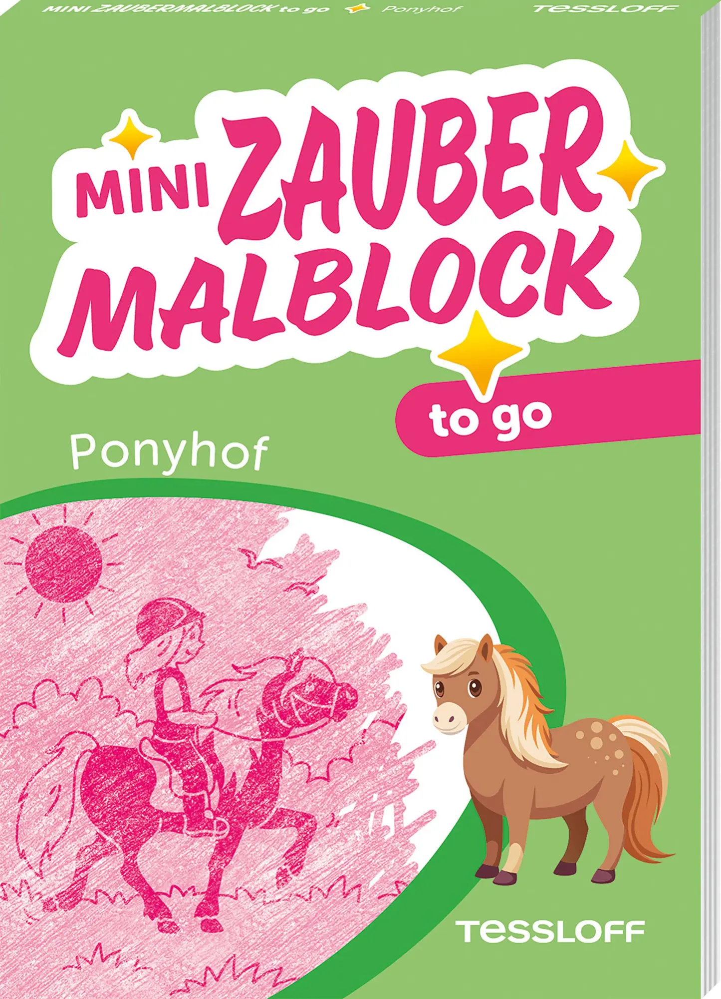 Cover: 9783788647483 | Mini Zaubermalblock to go. Ponyhof | Für Kinder ab 3 Jahren | Buch