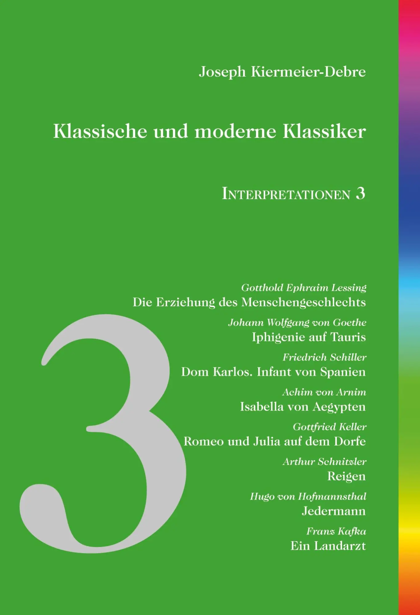 Cover: 9783038587583 | Klassische und moderne Klassiker | Joseph Kiermeier-Debre | Buch