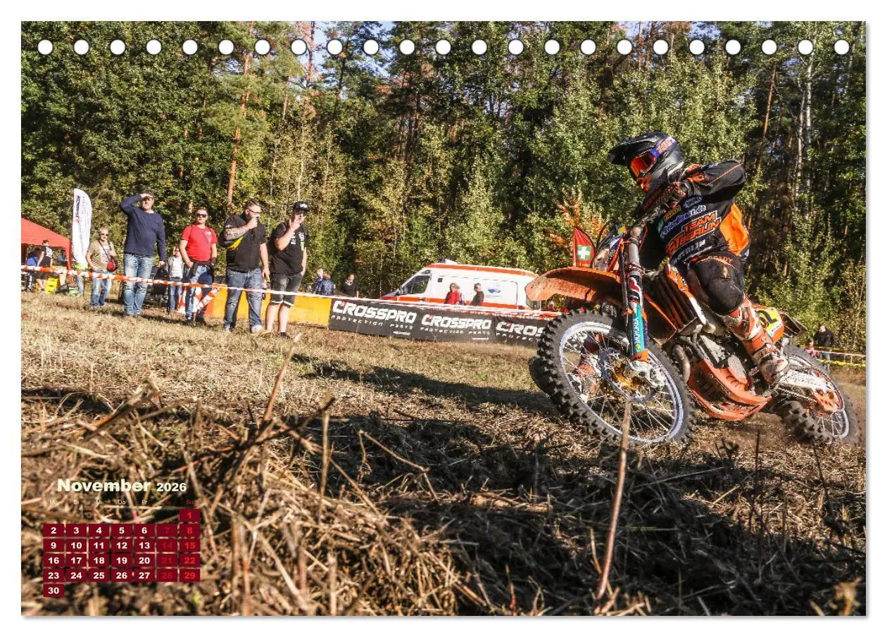 Bild: 9783457667583 | Enduro Mit Speed durch`s Gelände (Tischkalender 2026 DIN A5 quer),...