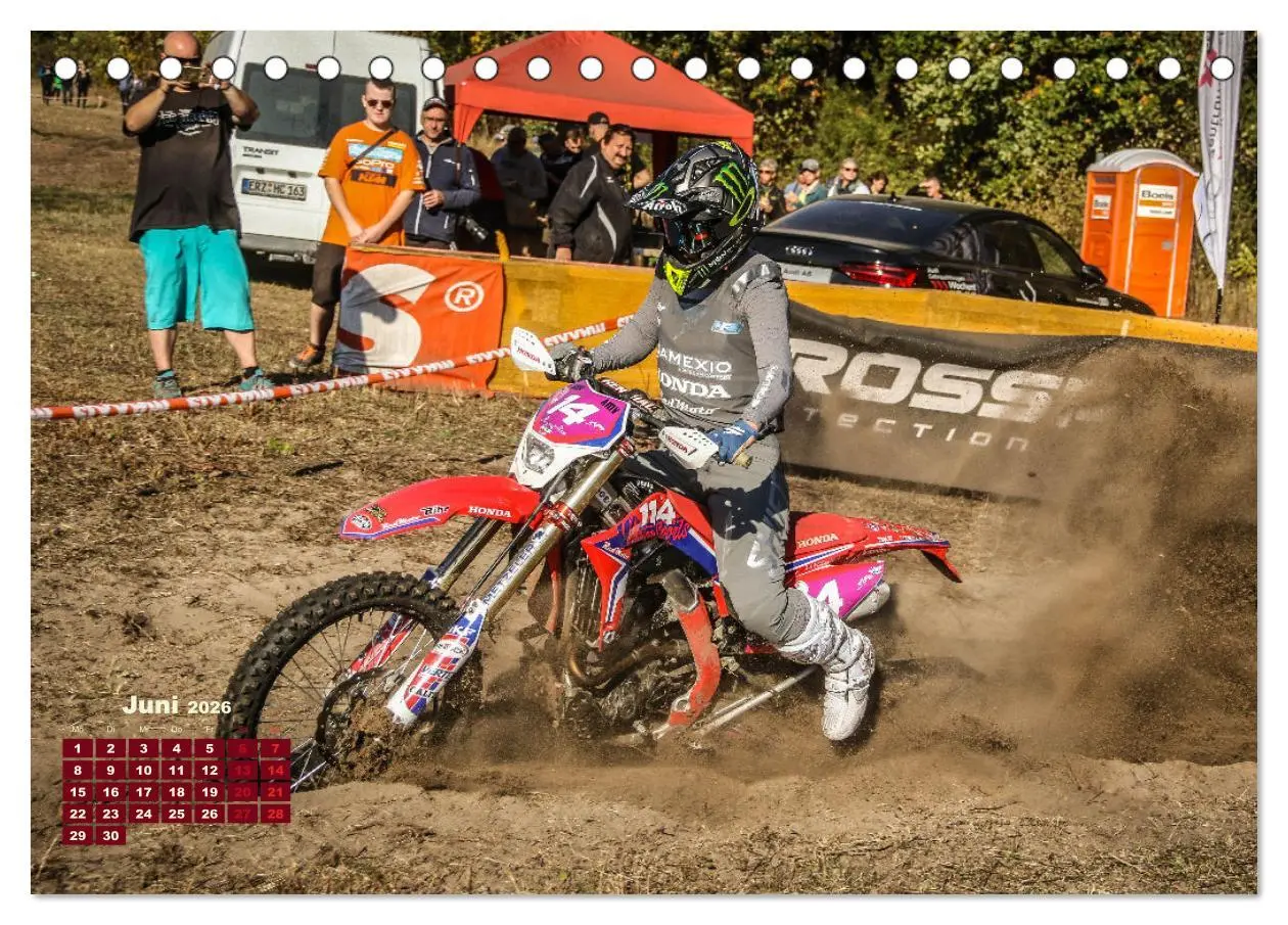 Bild: 9783457667583 | Enduro Mit Speed durch`s Gelände (Tischkalender 2026 DIN A5 quer),...