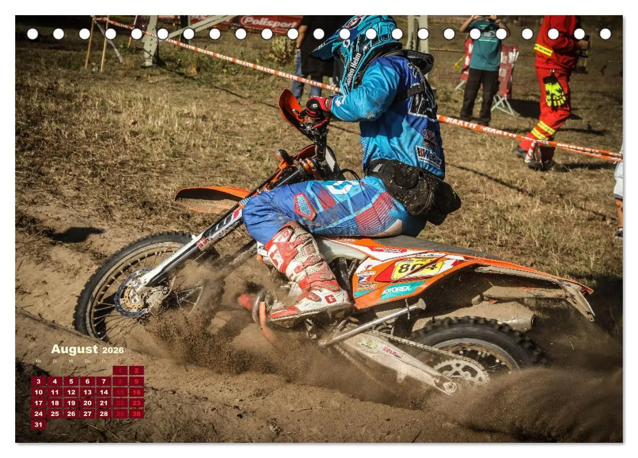 Bild: 9783457667583 | Enduro Mit Speed durch`s Gelände (Tischkalender 2026 DIN A5 quer),...
