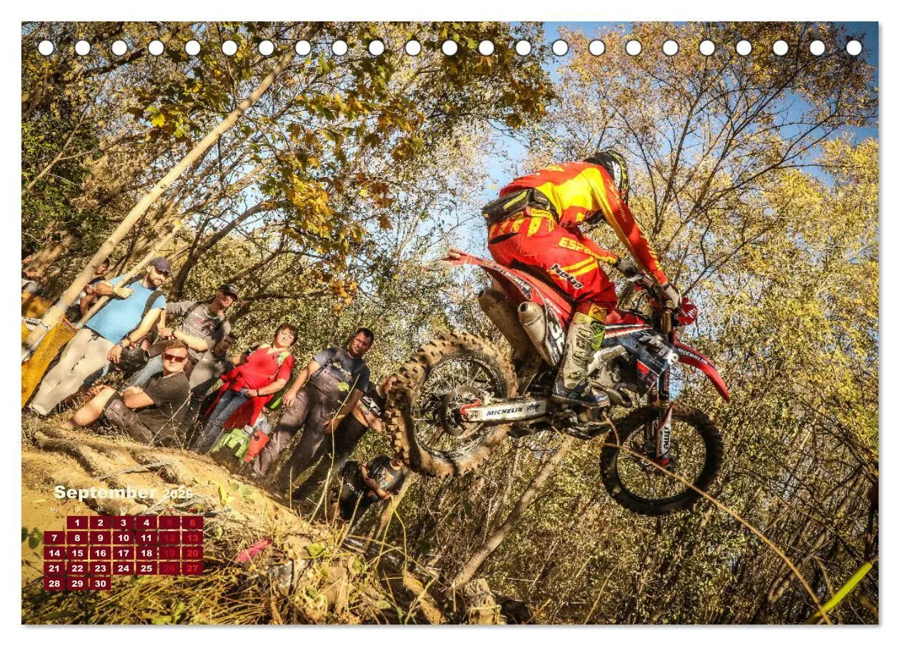 Bild: 9783457667583 | Enduro Mit Speed durch`s Gelände (Tischkalender 2026 DIN A5 quer),...