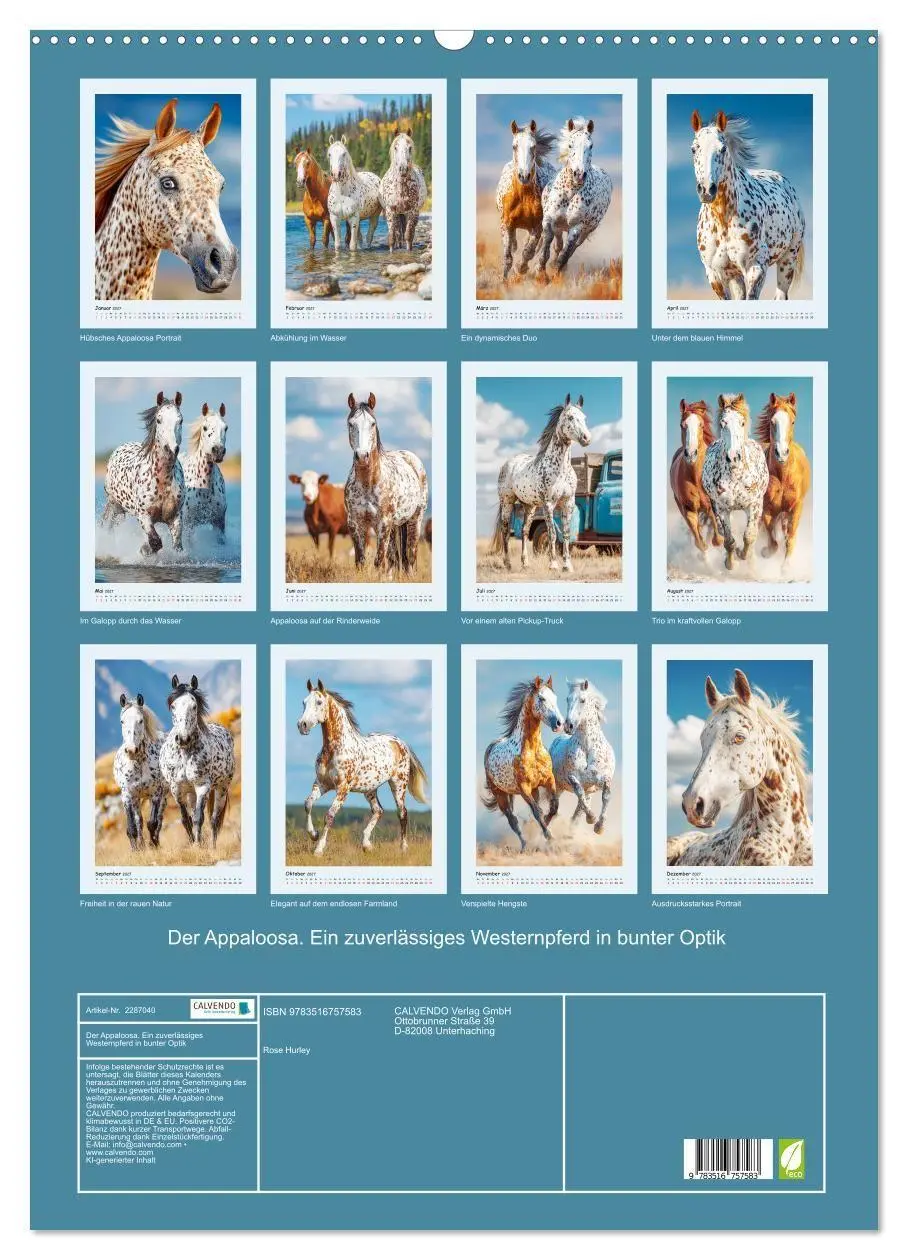 Bild: 9783516757583 | Der Appaloosa. Ein zuverlässiges Westernpferd in bunter Optik...