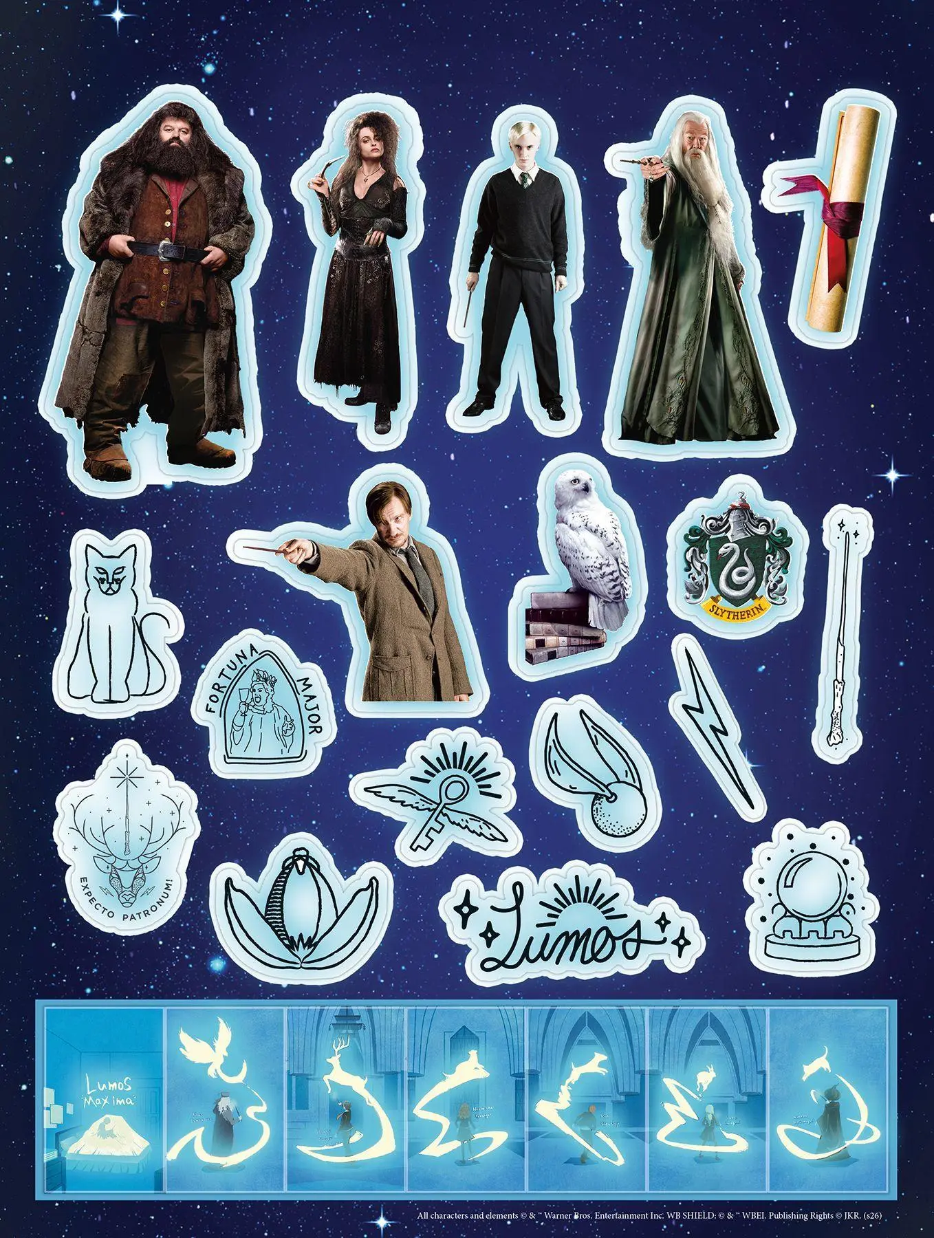 Bild: 9783833247583 | Harry Potter: Der offizielle Glow-in-the-Dark-Stickerzauber | Panini