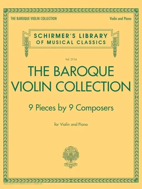 The Baroque Violin Collection - 9 Pieces by 9 Composers