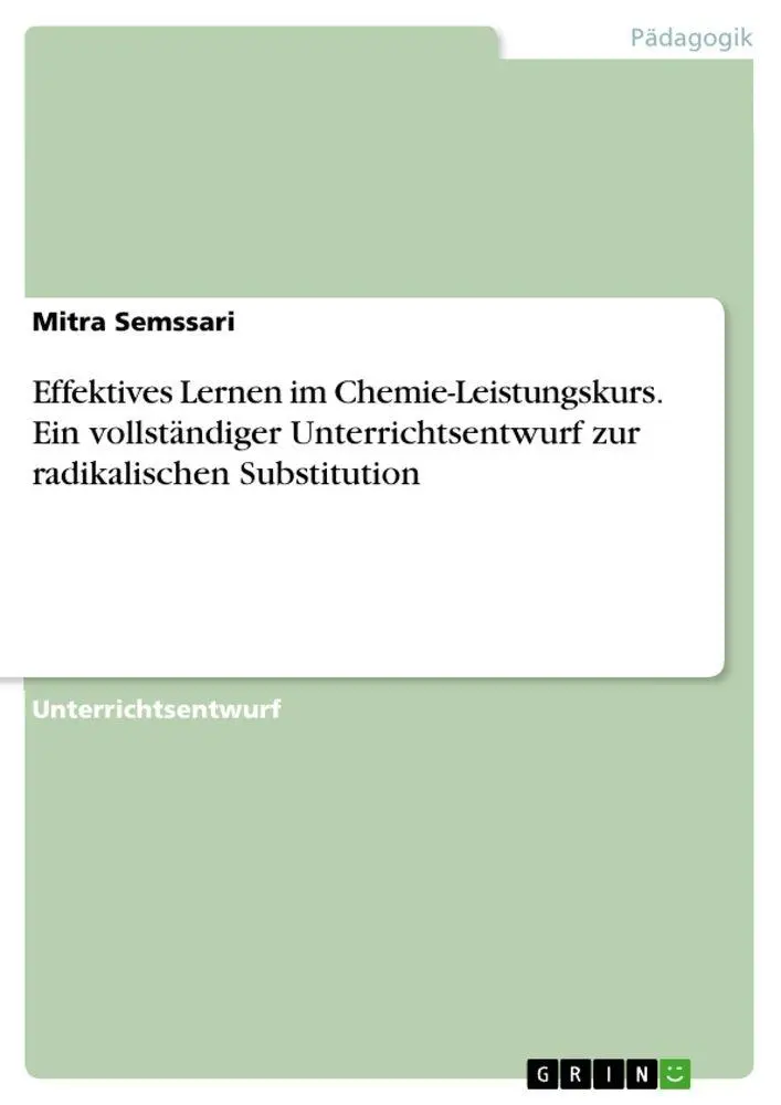 Cover: 9783346917683 | Effektives Lernen im Chemie-Leistungskurs. Ein vollständiger...