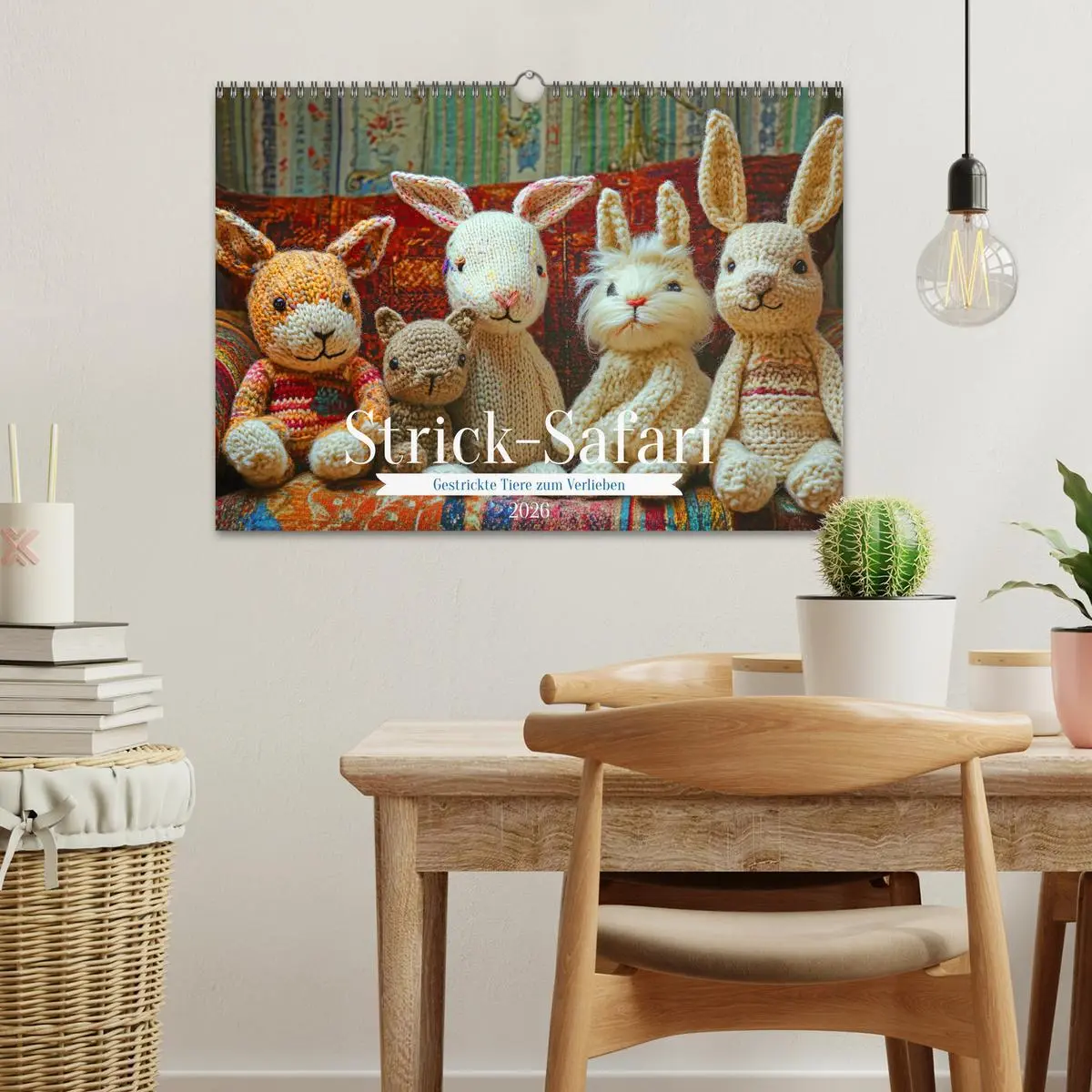 Bild: 9783457347683 | Strick-Safari - Gestrickte Tiere zum Verlieben (Wandkalender 2026...