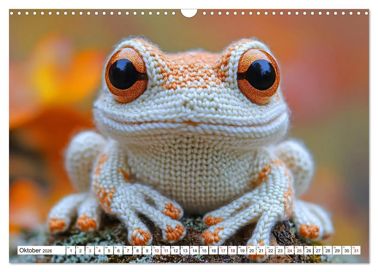 Bild: 9783457347683 | Strick-Safari - Gestrickte Tiere zum Verlieben (Wandkalender 2026...
