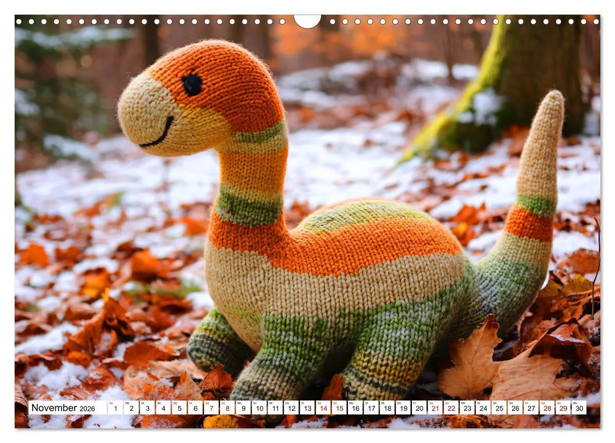 Bild: 9783457347683 | Strick-Safari - Gestrickte Tiere zum Verlieben (Wandkalender 2026...
