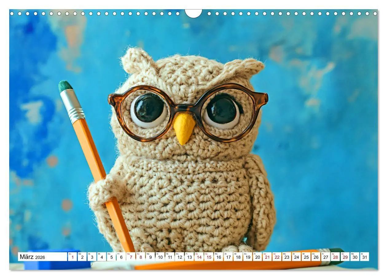 Bild: 9783457347683 | Strick-Safari - Gestrickte Tiere zum Verlieben (Wandkalender 2026...