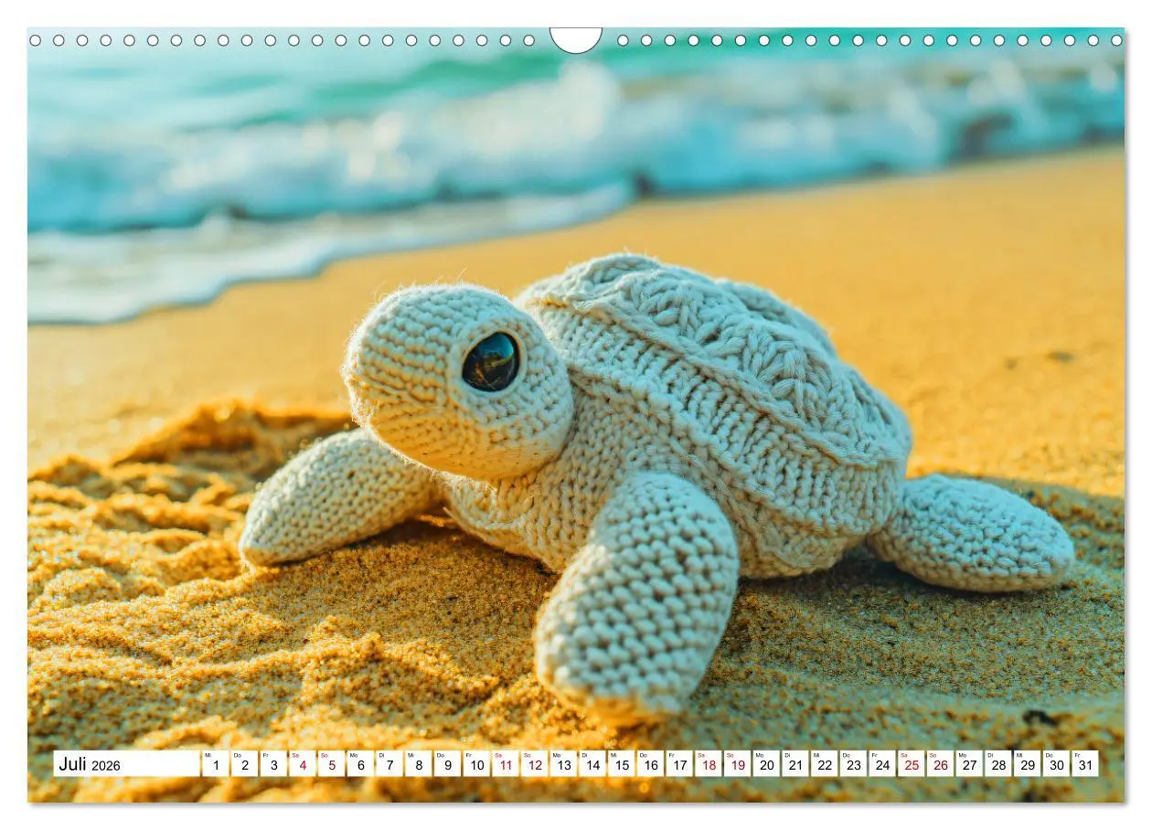 Bild: 9783457347683 | Strick-Safari - Gestrickte Tiere zum Verlieben (Wandkalender 2026...