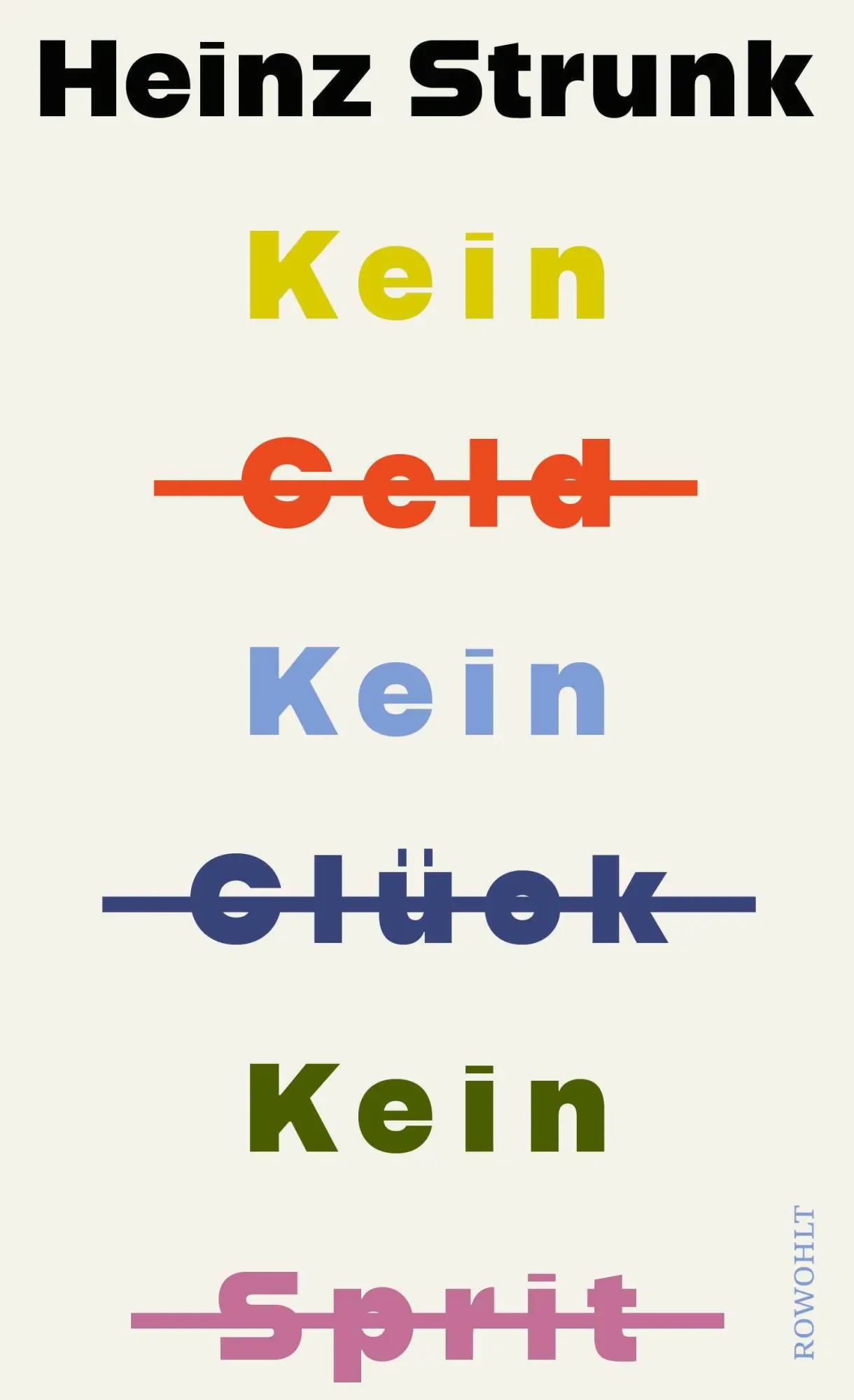 Cover: 9783498007683 | Kein Geld Kein Glück Kein Sprit | Heinz Strunk | Buch | 192 S. | 2025