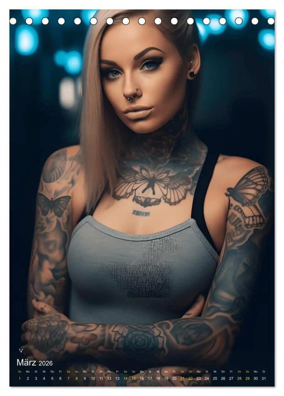Bild: 9783516297683 | Tattoo Schönheiten - zwölf Monate, zwölf Frauen und jede Menge...