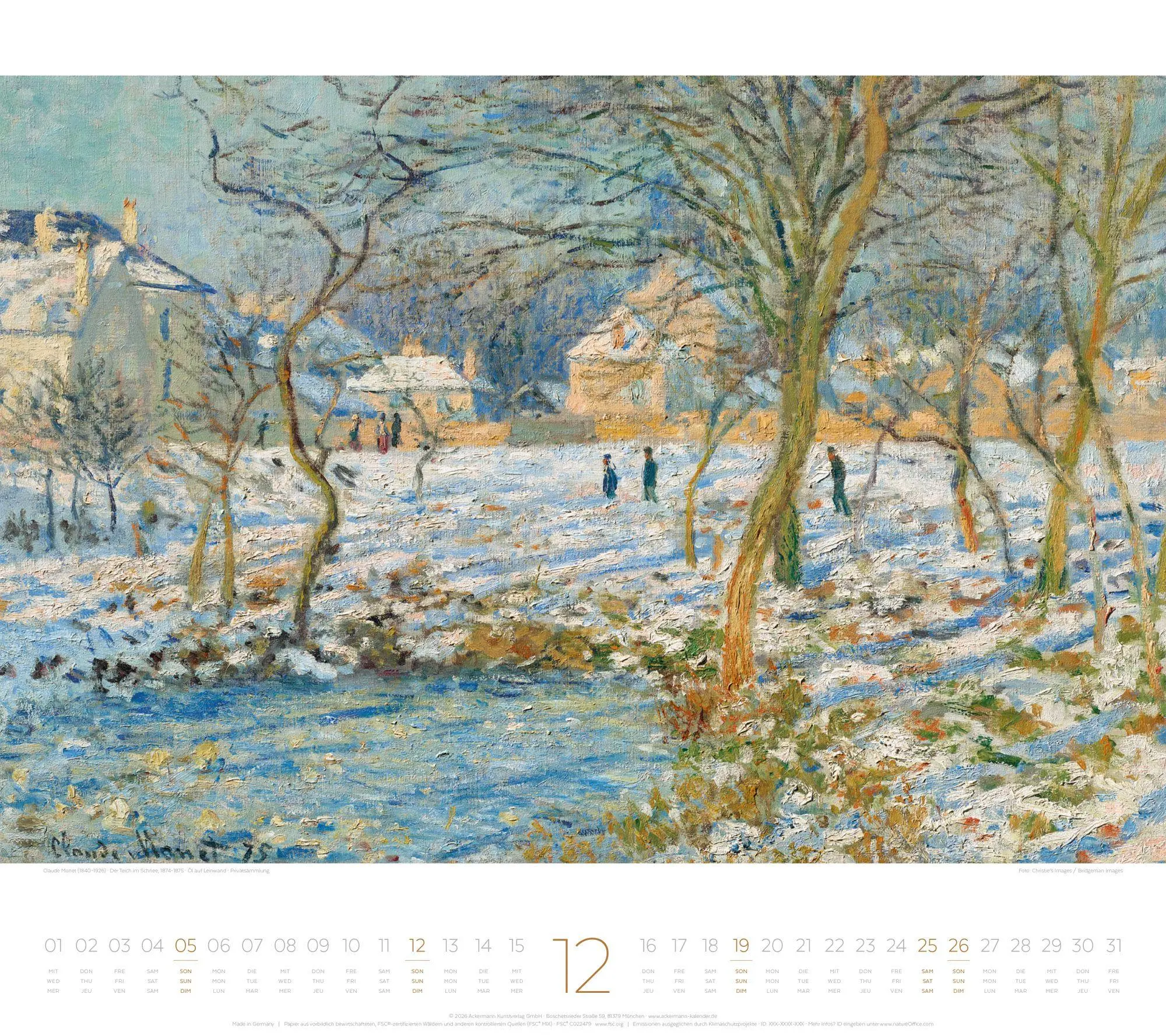 Bild: 9783838427683 | Die Kunst der Stille Kalender 2027 | Ackermann Kunstverlag GmbH | 2027