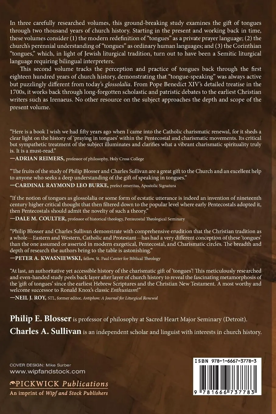 Rückseite: 9781666737783 | Speaking in Tongues | A Critical Historical Examination, Volume 2