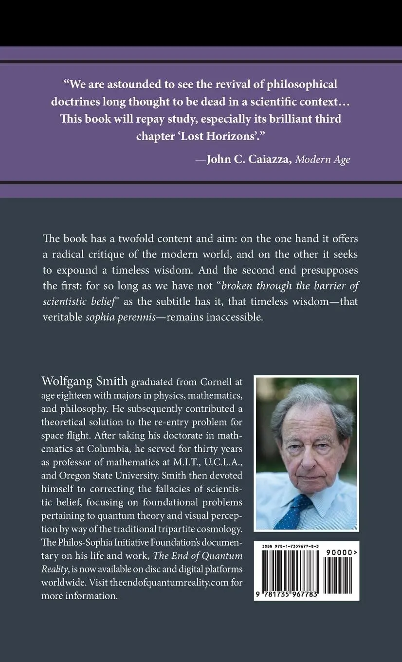 Rückseite: 9781735967783 | Cosmos and Transcendence | Wolfgang Smith | Buch | Englisch | 2022