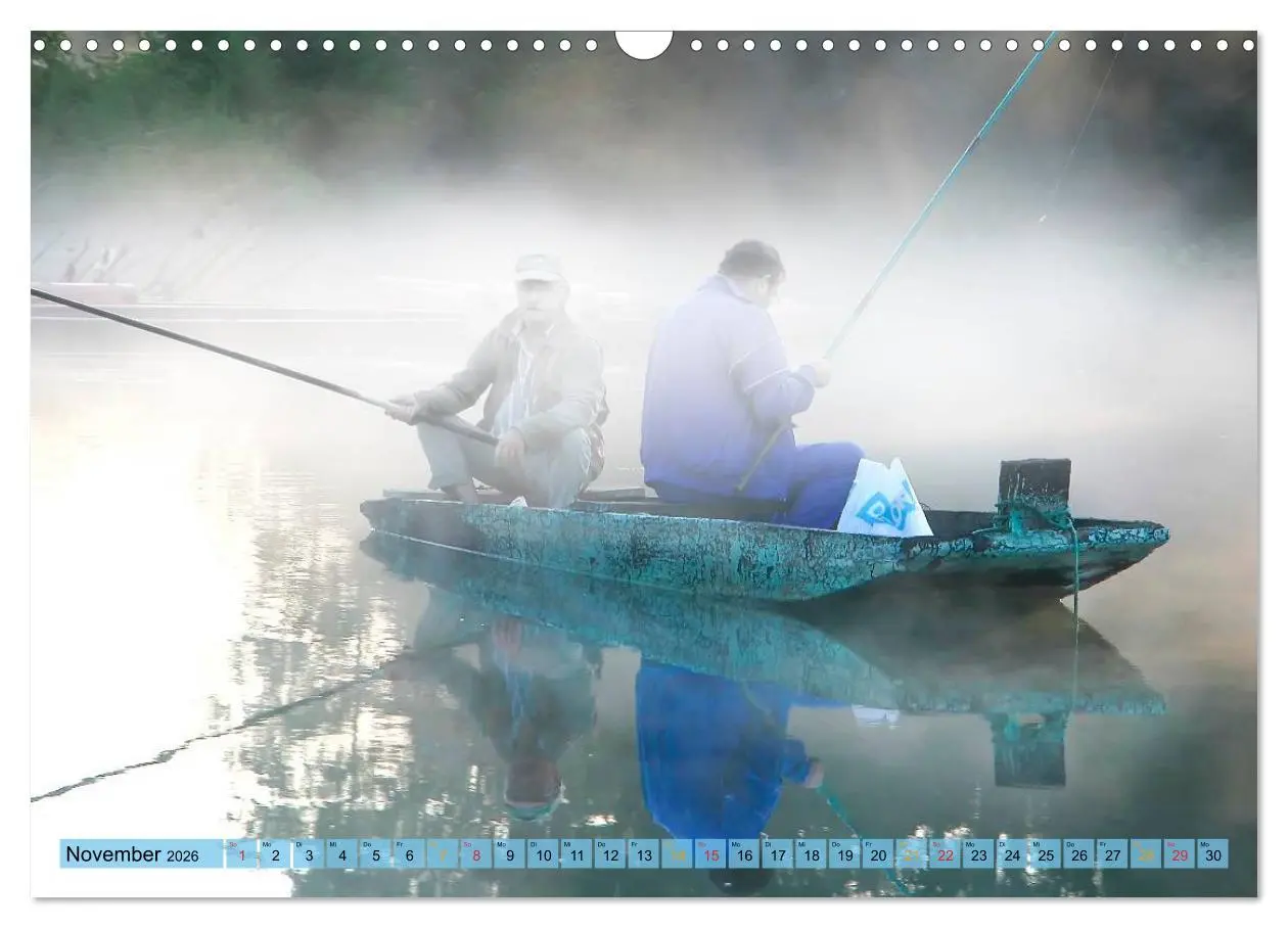 Bild: 9783516047783 | Ruhig werden - Angeln (Wandkalender 2026 DIN A3 quer), CALVENDO...