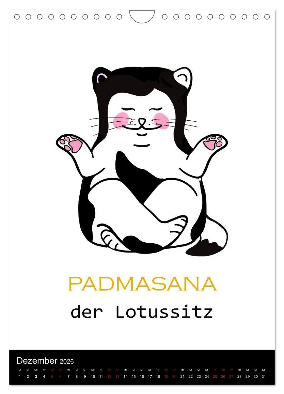 Bild: 9783516357783 | Yogakatzen - ganz entspannt im Hier und Jetzt (Wandkalender 2026...