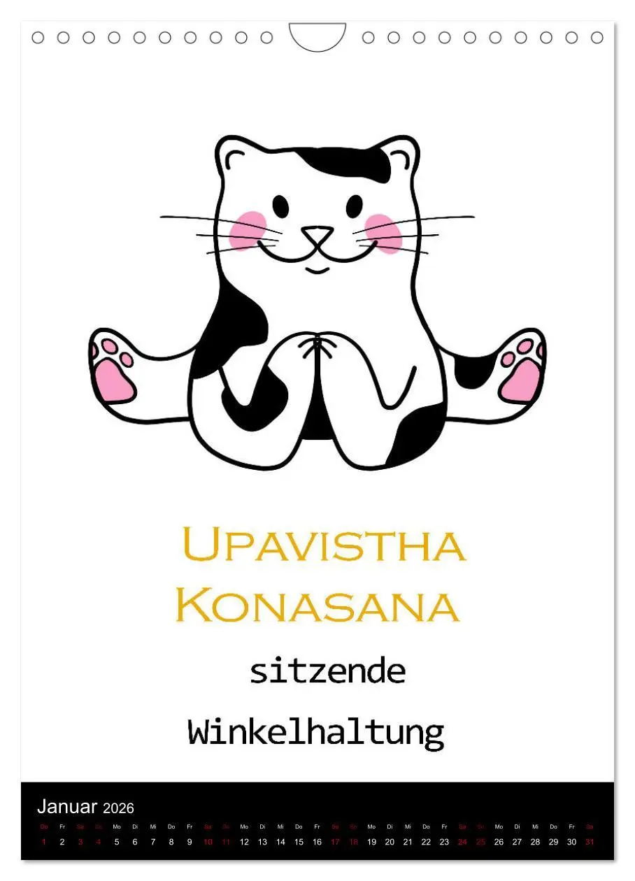 Bild: 9783516357783 | Yogakatzen - ganz entspannt im Hier und Jetzt (Wandkalender 2026...
