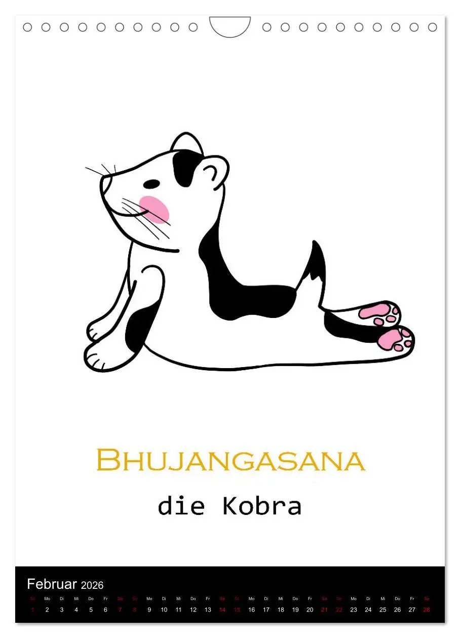 Bild: 9783516357783 | Yogakatzen - ganz entspannt im Hier und Jetzt (Wandkalender 2026...