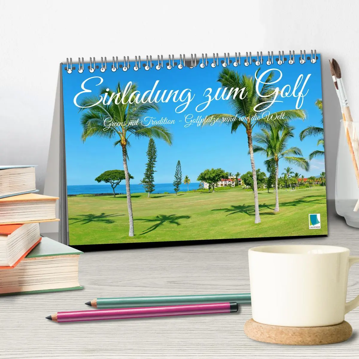 Bild: 9783516597783 | Einladung zum Golf (Tischkalender 2026 DIN A5 quer), CALVENDO...