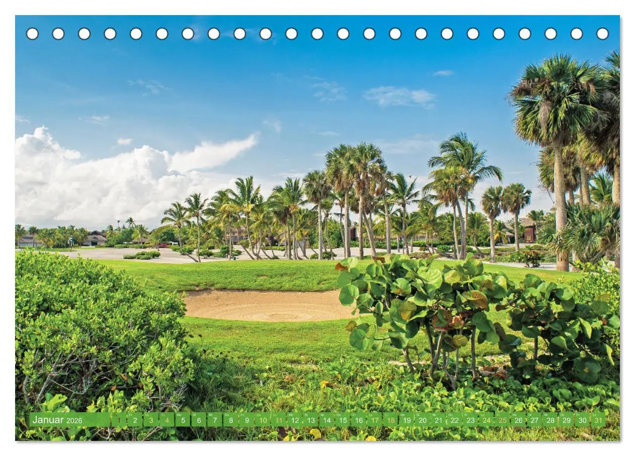 Bild: 9783516597783 | Einladung zum Golf (Tischkalender 2026 DIN A5 quer), CALVENDO...