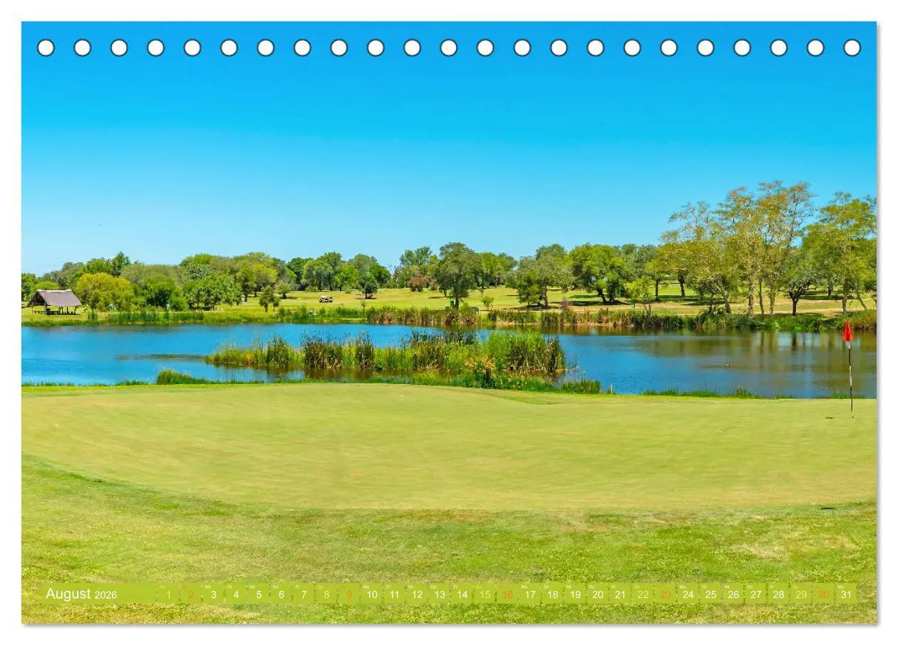 Bild: 9783516597783 | Einladung zum Golf (Tischkalender 2026 DIN A5 quer), CALVENDO...